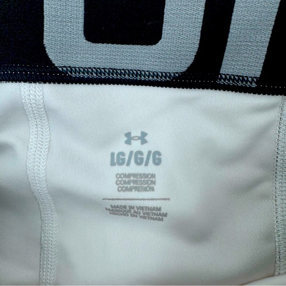 Under Armour White Compression Athletic Shorts - Picture 6 of 6